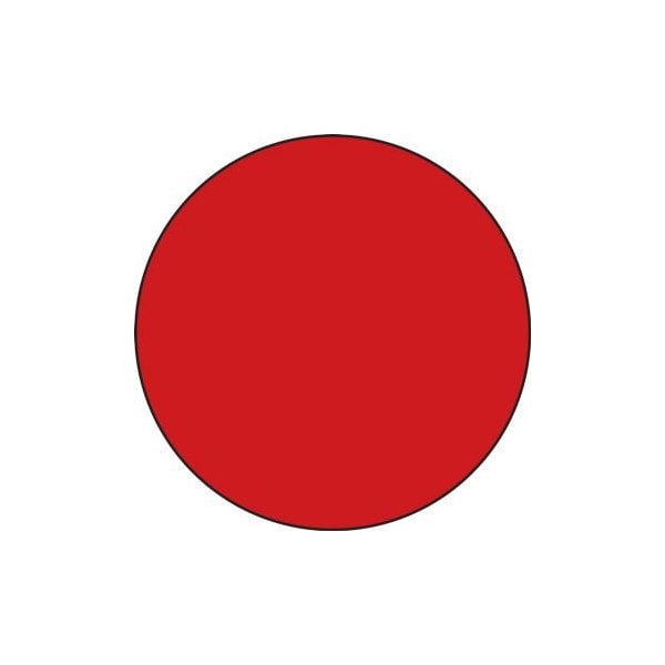 Accuform ULTRACLING COLOR MARKING DOTS 1 in PBL301RD PBL301RD - main